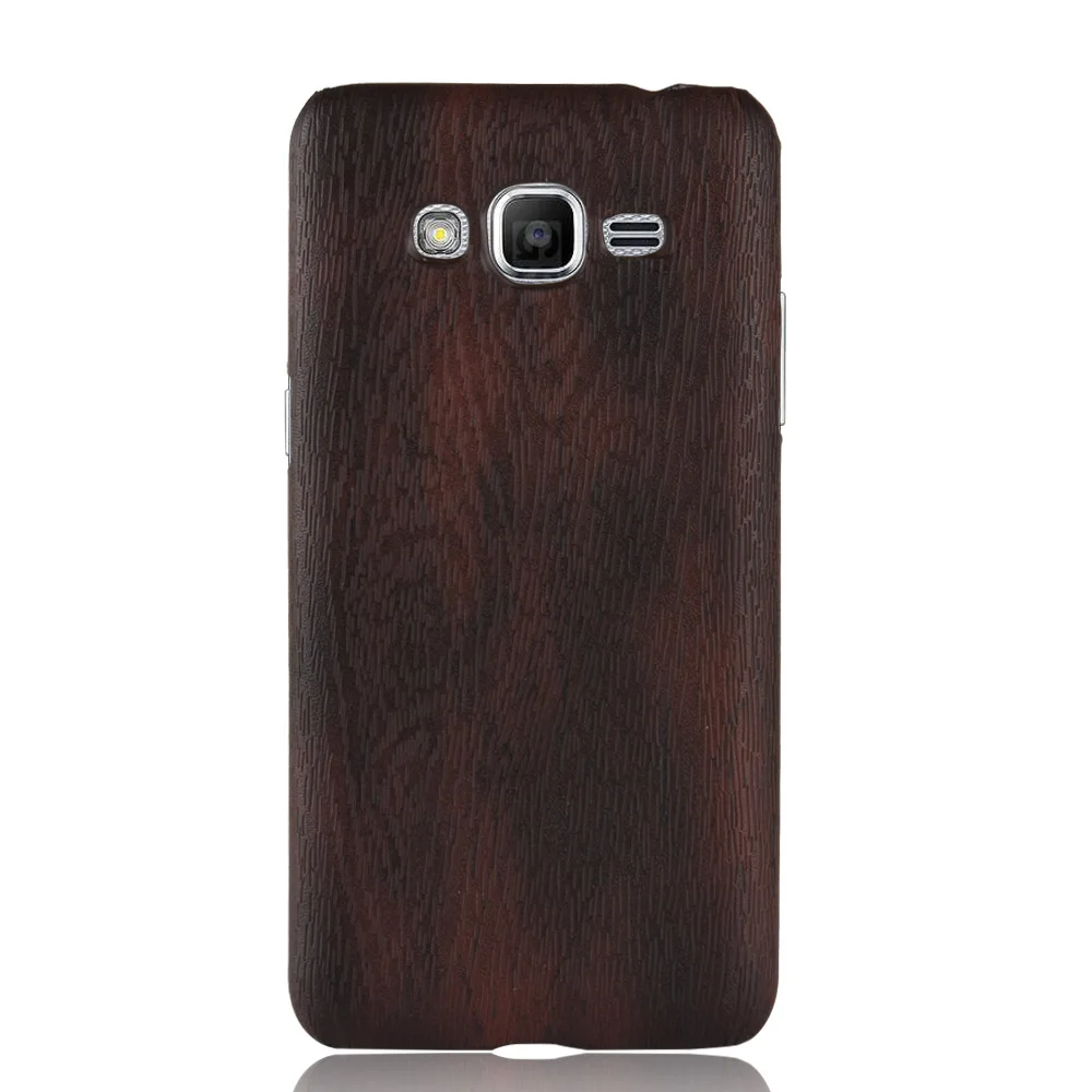 For Samsung Galaxy J2 Prime case Hard PU Leather G532F G532 protective Back Cover Wood grain bag shell |