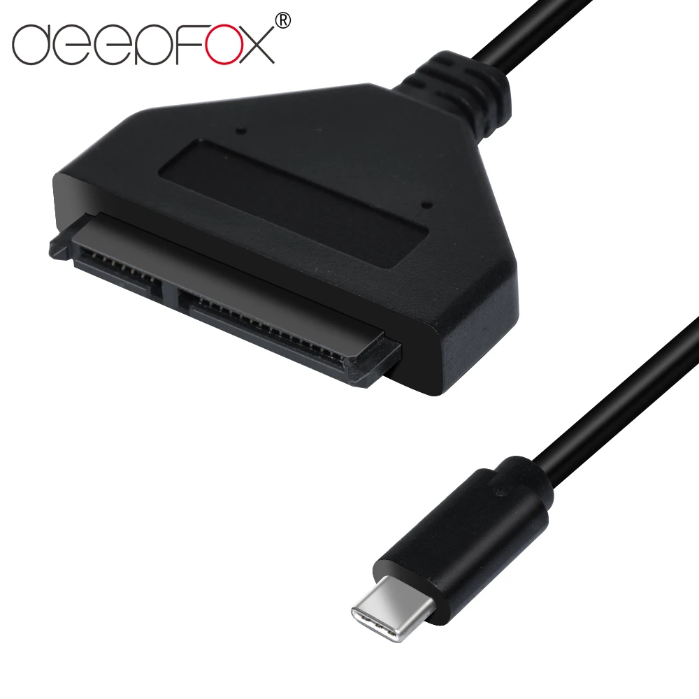 DeepFox Type C USB 3 1 на SATA CD/DVD ROM Кабель адаптер для жесткого диска Macbook Xiaomi|Компьютерные