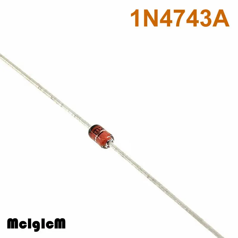 Диод Зенера MCIGICM 100 шт. 13 В 1 Вт сквозное отверстие DO 41 1N4743 1N4743A|Диоды| |