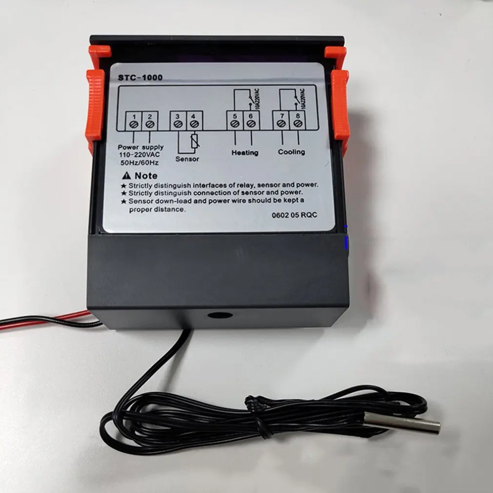 Stc 1000 220V цифровой холодильник светодиодный дисплей термостат регулятор