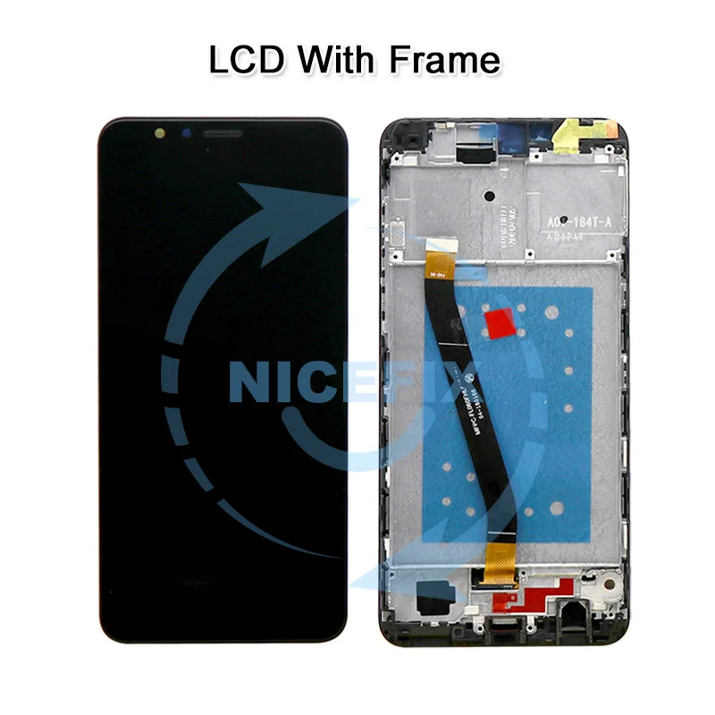 AAA Quality LCD With Frame For Huawei Honor 7X Lcd Display Screen Replacement Digiziter Assembly BND-TL10/AL10/L21 | Мобильные