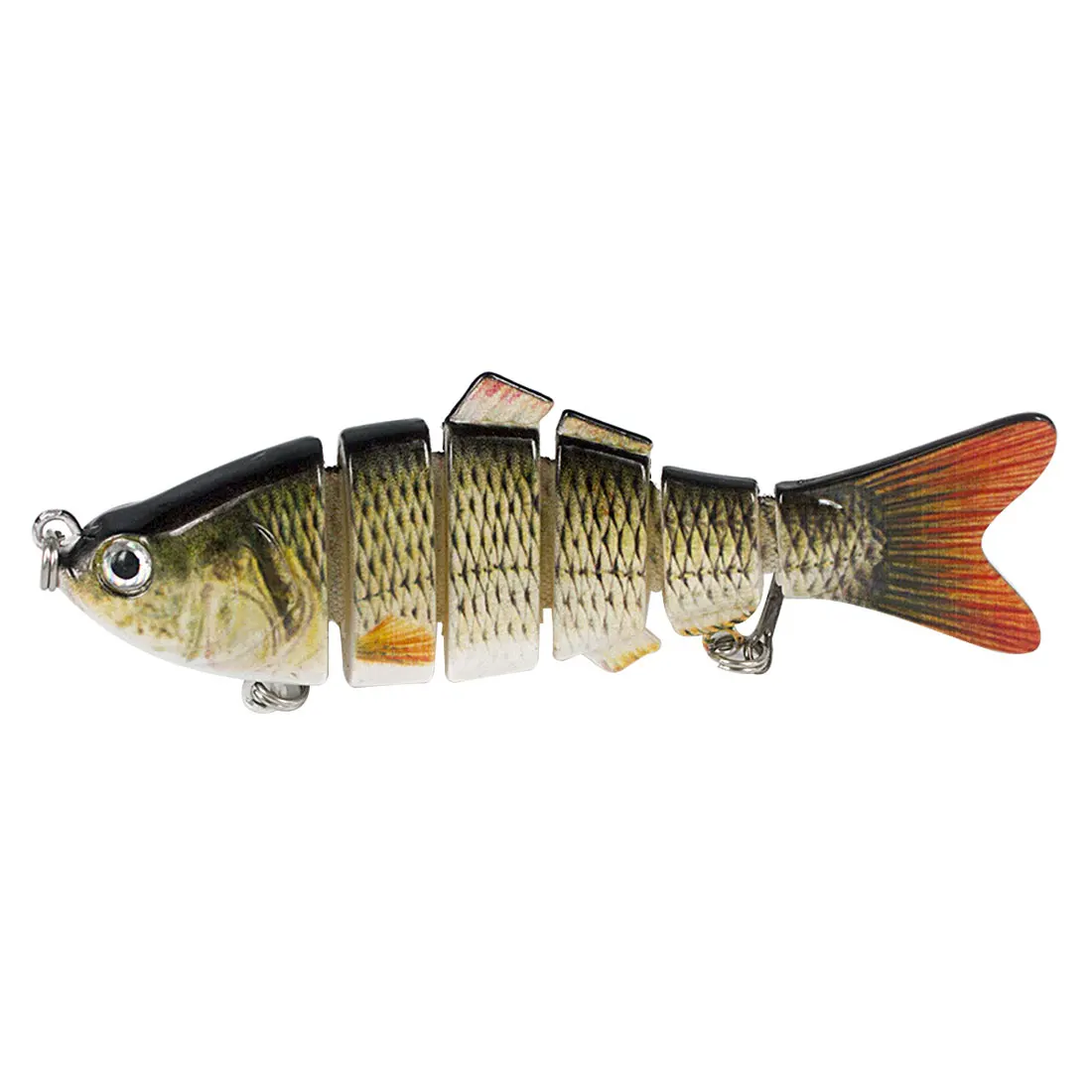 Рыбалка 6 сегментов Плавание приманка воблер рыболовные приманки с