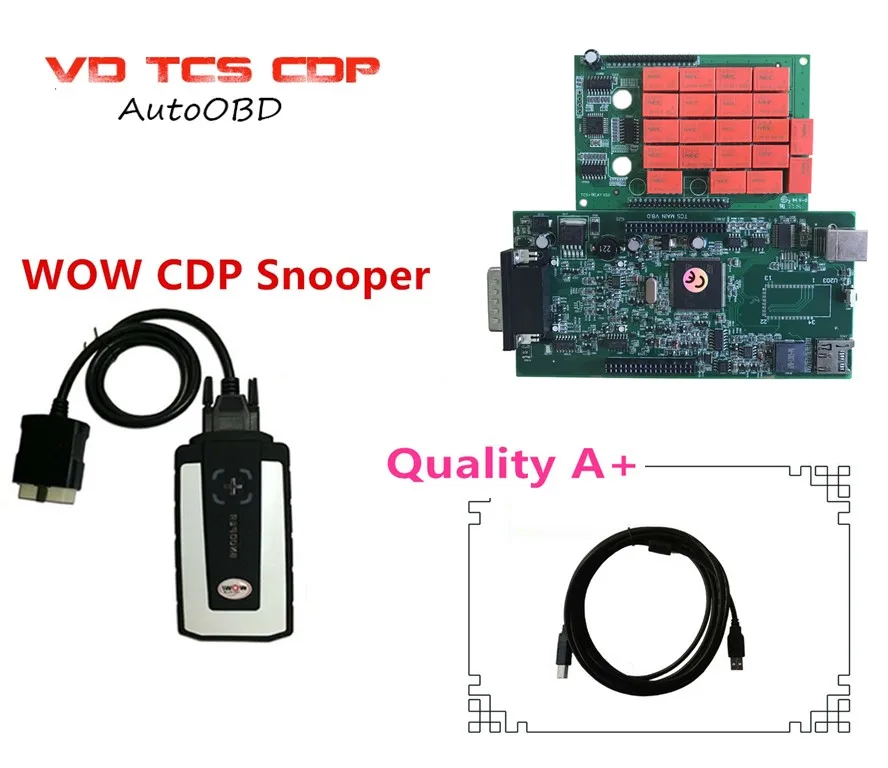 Зеленая доска WOW CDP SNOOPER pro с Bluetooth V5.008 R2 кейген программного обеспечения Multibrand