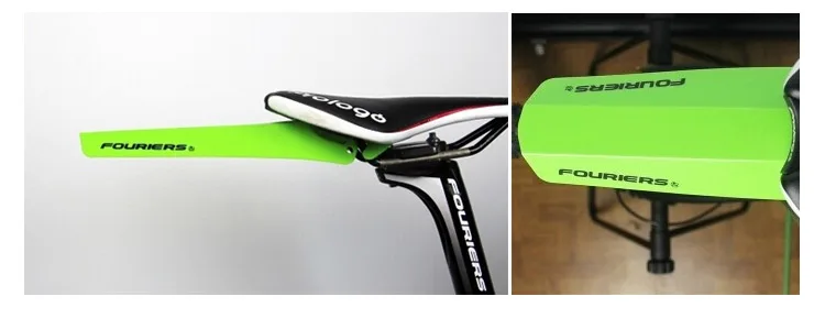 Fouriers велосипед bocycle крыло задние крылья седло рейка крыло брызговики для MTB DH фиксированная передача брызговик PP велосипед задние крылья