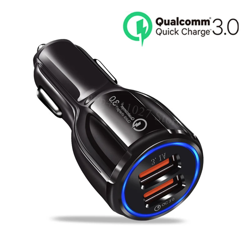 3 0 Автомобильное быстрое автомобильное usb-устройство для зарядки телефона