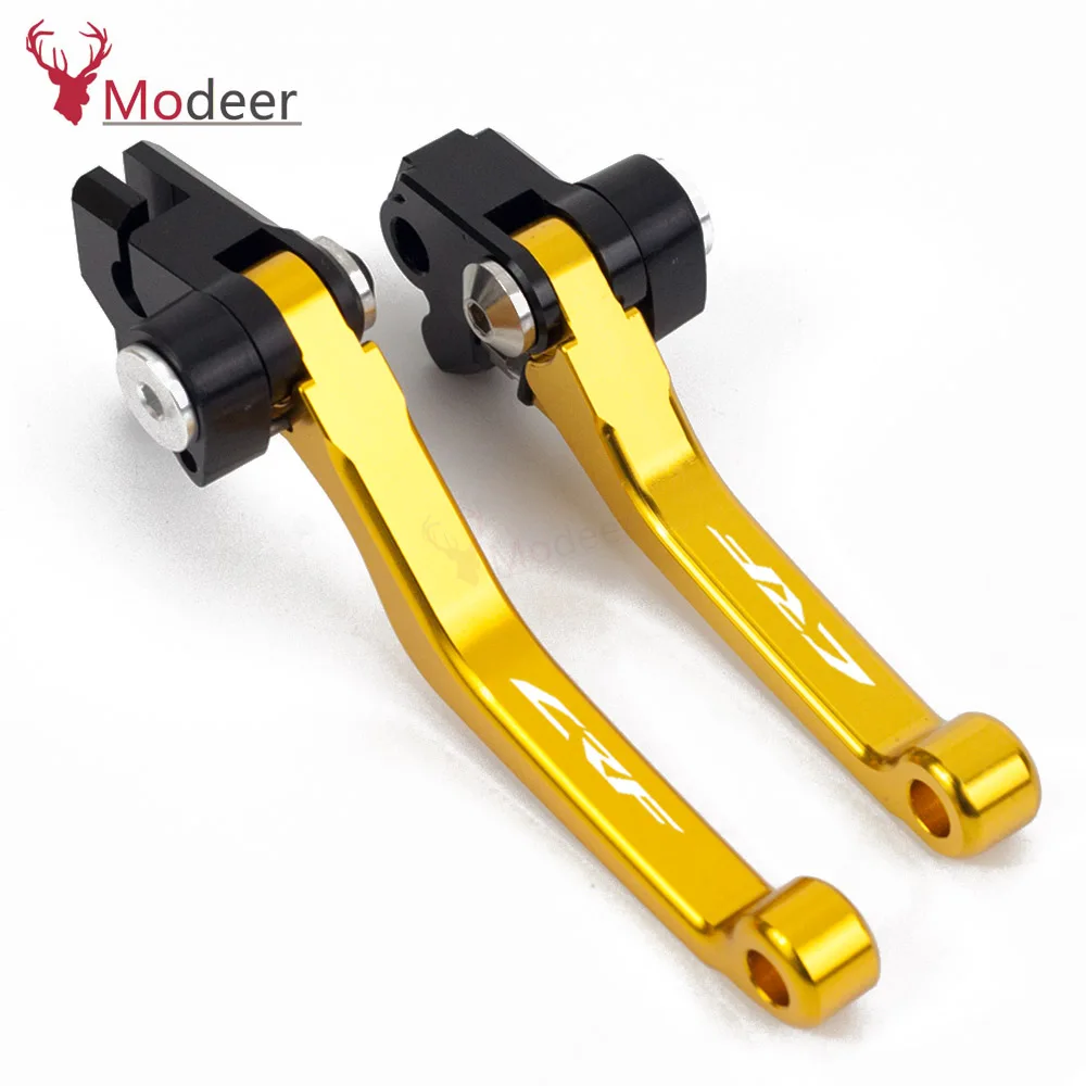 Для HONDA CRF250F CRF 250F 250 F 2019 логотип CNC алюминиевый мотоцикл Pivot Dirt Bike тормозные рычаги