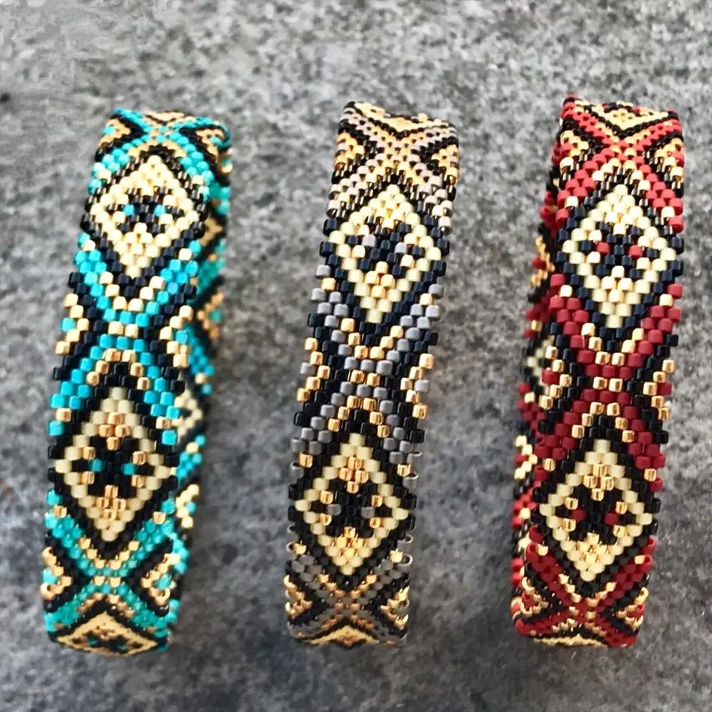 Женский богемный Браслет Go2boho MIYUKI летние пляжные браслеты в стиле Миюки