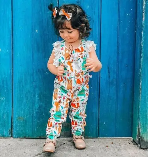 1-5T Toddler Animal Romper Infant Baby Girl Clothes Tops Summer Newborn Jumpsuit Beach Casual Long Pants | Детская одежда и обувь