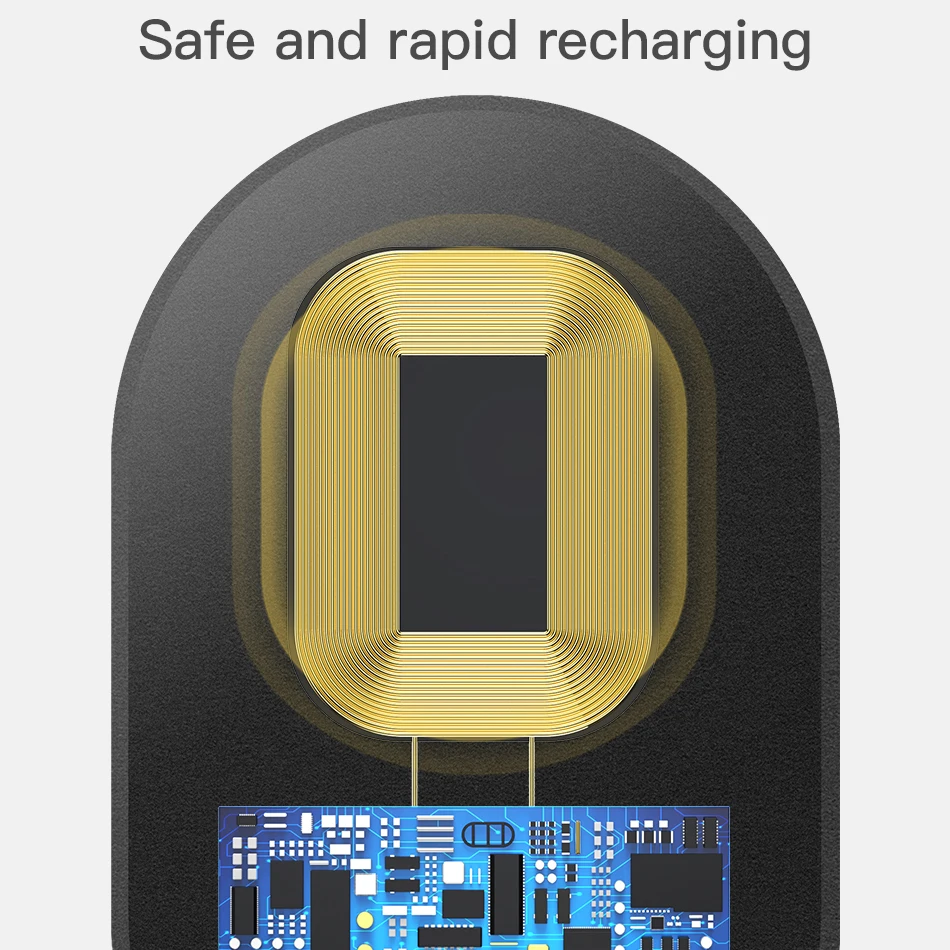 Baseus QI Беспроводное зарядное устройство приемник для iPhone 7 6 5 samsung a5 7 беспроводной зарядный приемник для Xiaomi 5 6 Redmi 4x oneplus lg