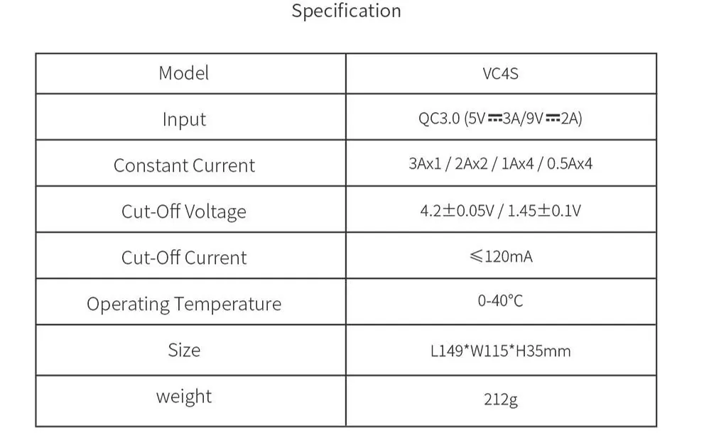 XTAR VC2 VC2S VC4 VC4S красочные VA ЖК-дисплей Экран с эффектом приближения c зарядкой Micro-USB Питание Портативный относится к 3,6 V/3,7 V литий-ионный Тип/IMR/INR/ICR 18650 26650