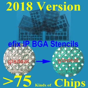 Паяльная Маска efix IP BGA, трафареты для чернил, набор инструментов для ремонта iPhone, iPad, NAND A11, A10, A9, A8, плата для реболлинга микросхем, флюсовое масло