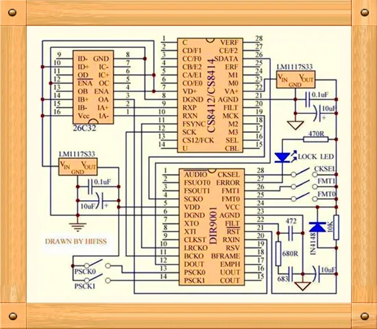 

Free Shipping!!! DIR9001 turn CS8412 14 / converter board module
