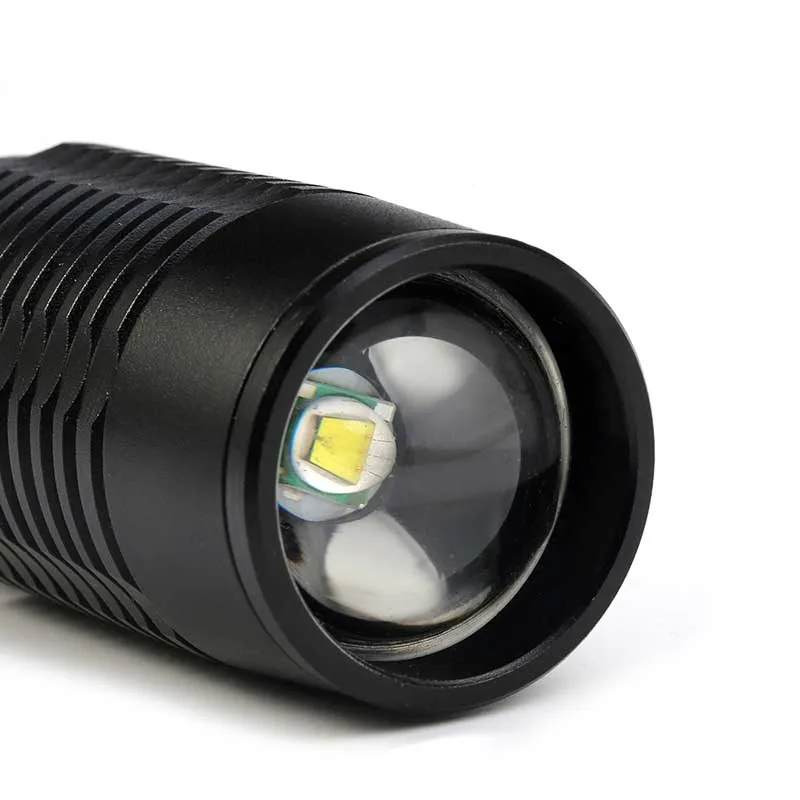 Новый Zoom тактический фонарь CREE X L T6 5 режимов Светодиодный для охоты на велосипеде