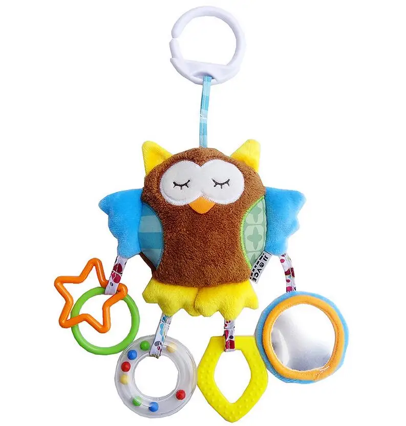 Детские погремушки для новорожденных мальчиков и девочек милые хлопковые