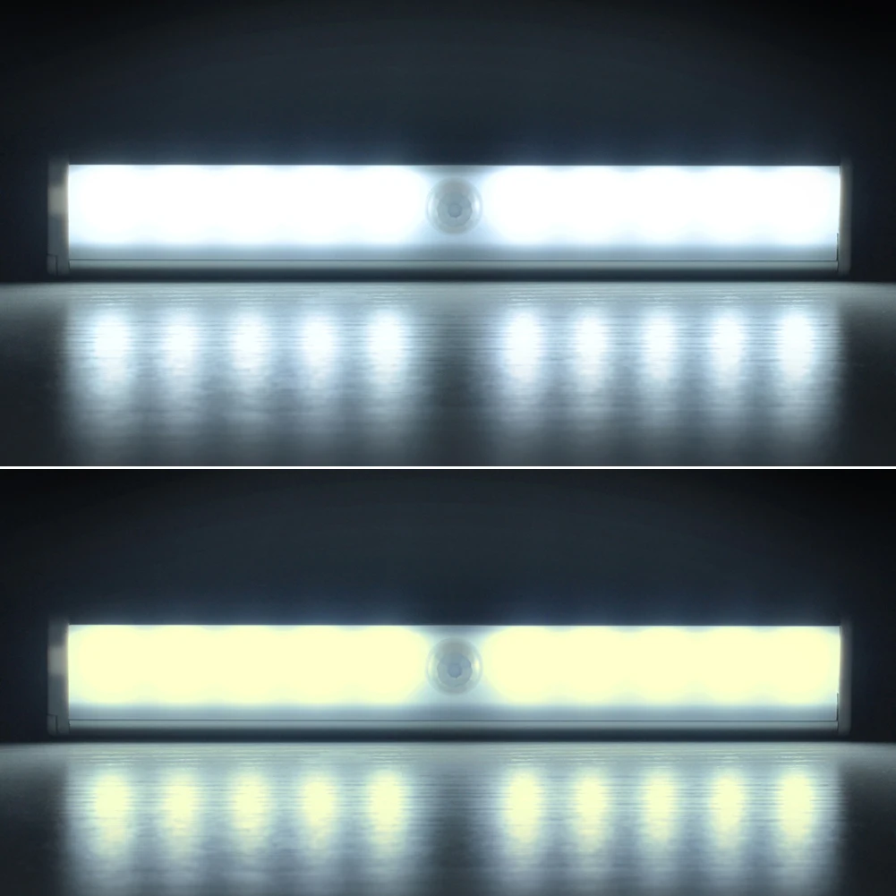 Холодный белый/теплый белый цвет беспроводная лампа с датчиком движения супер