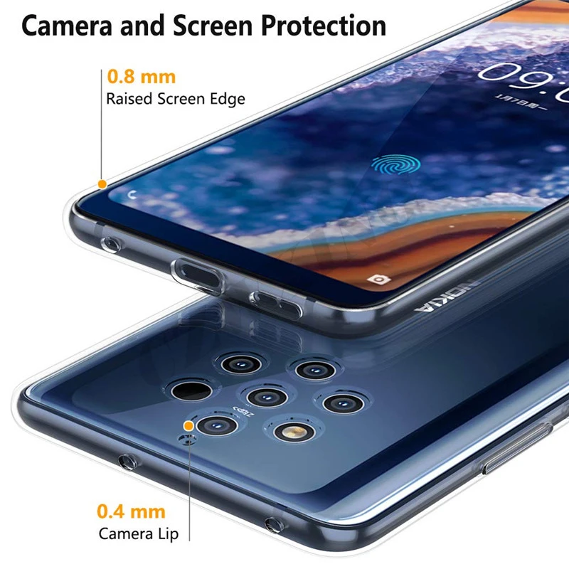 Чехол для Nokia 9 PureView чехол мягкий силиконовый чехол-накладка телефона Nokia9 TA-1087 TA-1082