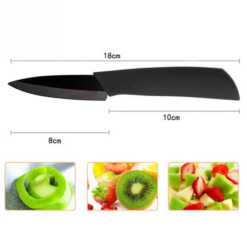 Black Blade Ceramic Knife sets for kitchen knives set ABS Handle Kitchenware with peeler 3&quot4&quot5&quot6&quot inch Kitchen knife | Дом и