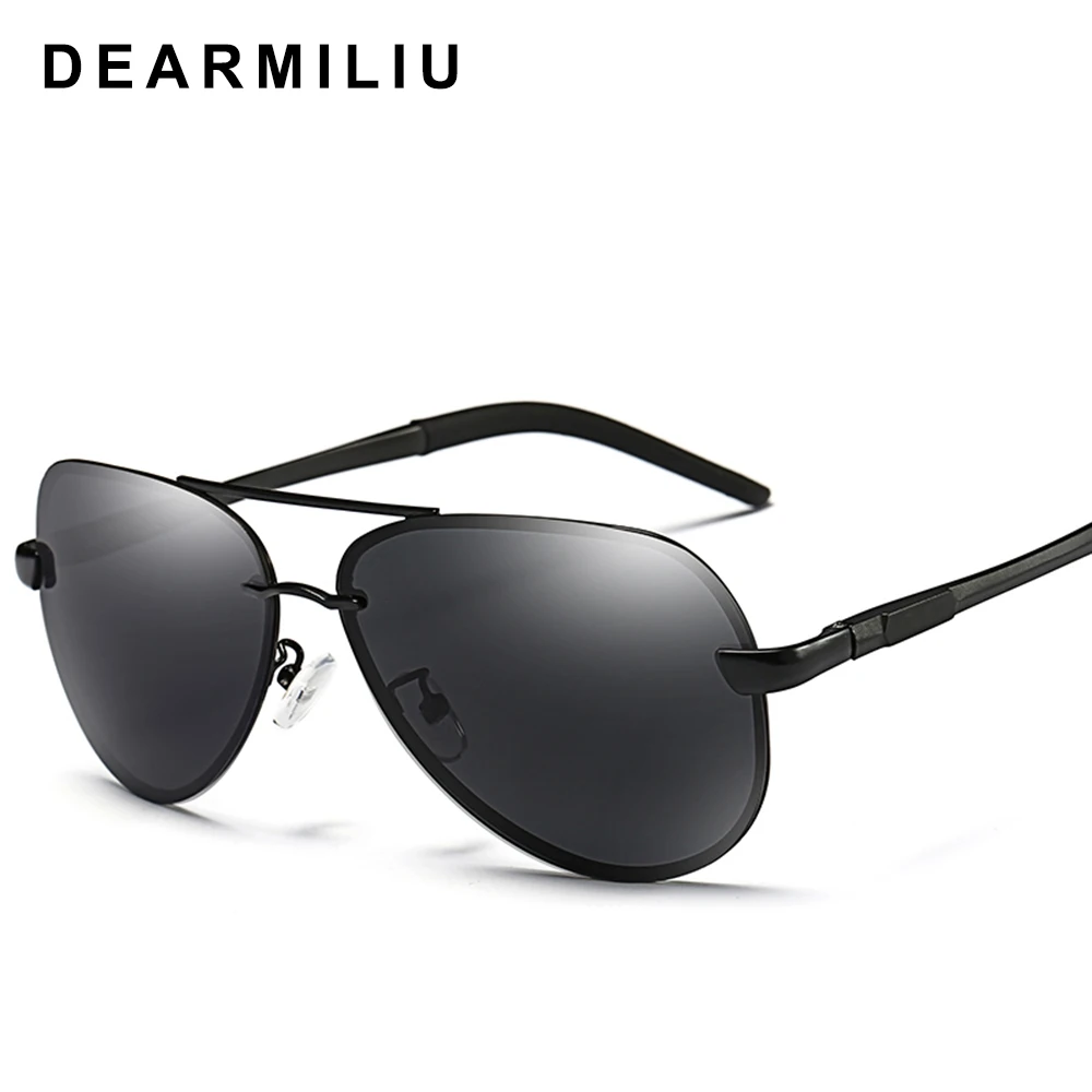 Мужские и женские очки от солнца DEARMILIU винтажные поляризационные зеркальные из