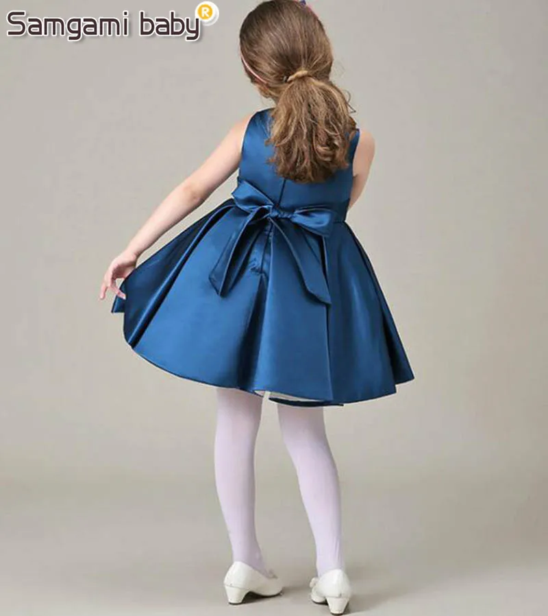 Детское летнее платье SAMGAMI для девочек дизайнерская Брендовая детская одежда