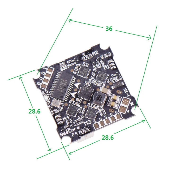 BeeCore F4 управление полетом Встроенный OSD интегрированный 1 2S 10A бесщеточный ESC