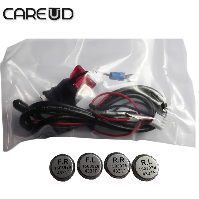 U912 4 внешних датчиков tpms Careud для toyota PSI/БАР сменный аккумулятор автомобиля TPMS careud