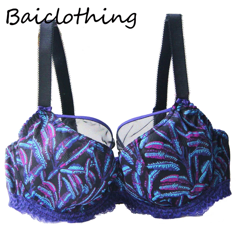BAICLOTHING женский бюстгальтер с полным покрытием размера плюс не проложенный на