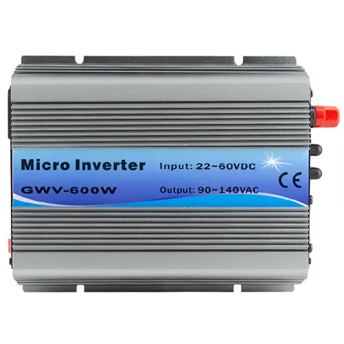 PowMr MPPT функция 600 Вт на сетке галстук инвертор 36VDC(22-60VDC) 72 ячейки 110VAC или 220VAC Выход Чистая синусоида Инвертор с вентилятором - Цвет: 110V (90-140VAC)