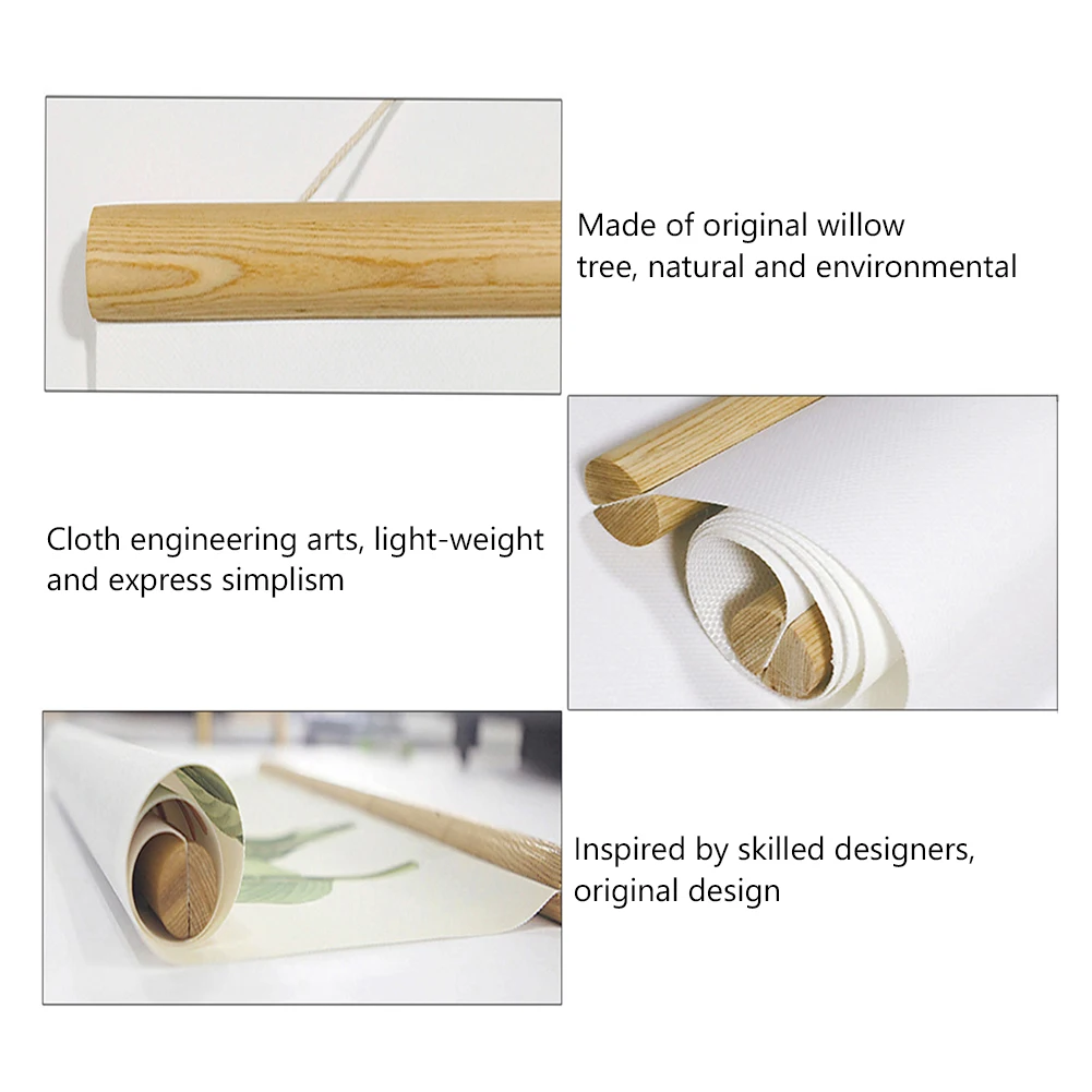 

1PC Japanese Ukiyoe HD canvas poster wall pictures for living room decoration scroll painting wall art with solid wooden hanger