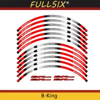 motorcycle rim stripes decals 17inch wheel sticker reflective tape for suzuki b king 400 600 1300 reflective sticker