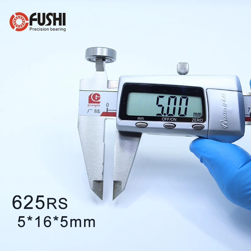 625RS подшипник ABEC-5(10 шт) 5*16*5 мм миниатюрные герметичные 625-2RS шарикоподшипники 625 2RS для VORON Mobius 2/3 3d принтер