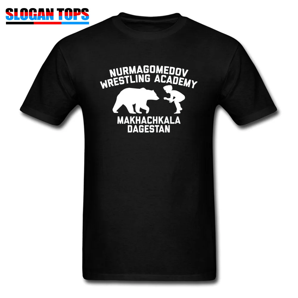Мужская футболка Bear 2019 черная Nurmagomedov мужские Топы И Футболки для борьбы с бойцом