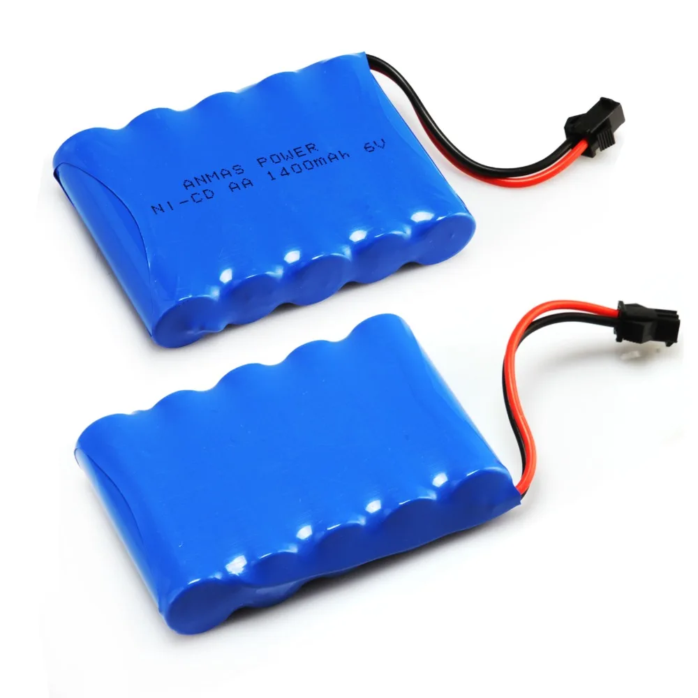 4 pack Anmas Power NI-CD NICD Batteries 1400mAh 6V Rechargeable AA Battery Packs SM Plug Pilhas Recarregaveis | Электроника