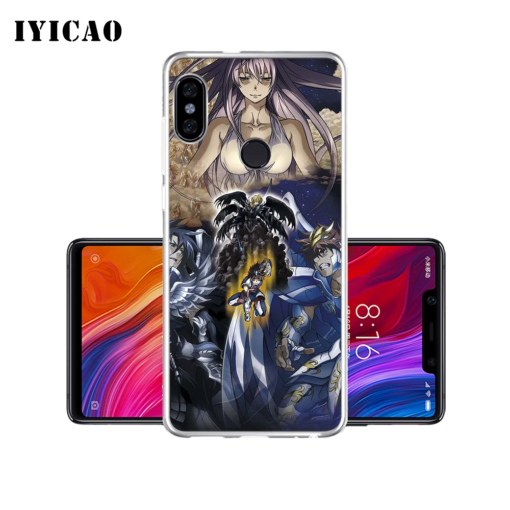 IYICAO Saint Seiya Мягкий силиконовый чехол для телефона Xiaomi Mi 9 8 SE 6 A1 A2 Lite F1 MIX2S MIX3 TPU