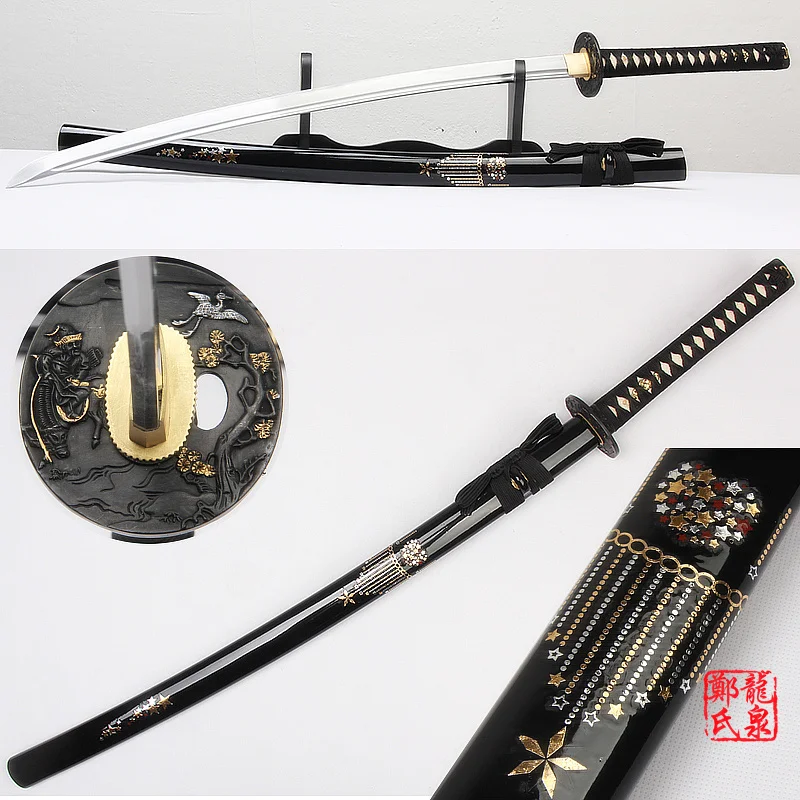 Hand Forged Sword 41 Дюймов 1045 Углеродистая Сталь Японский Самурай Катана Деревянный