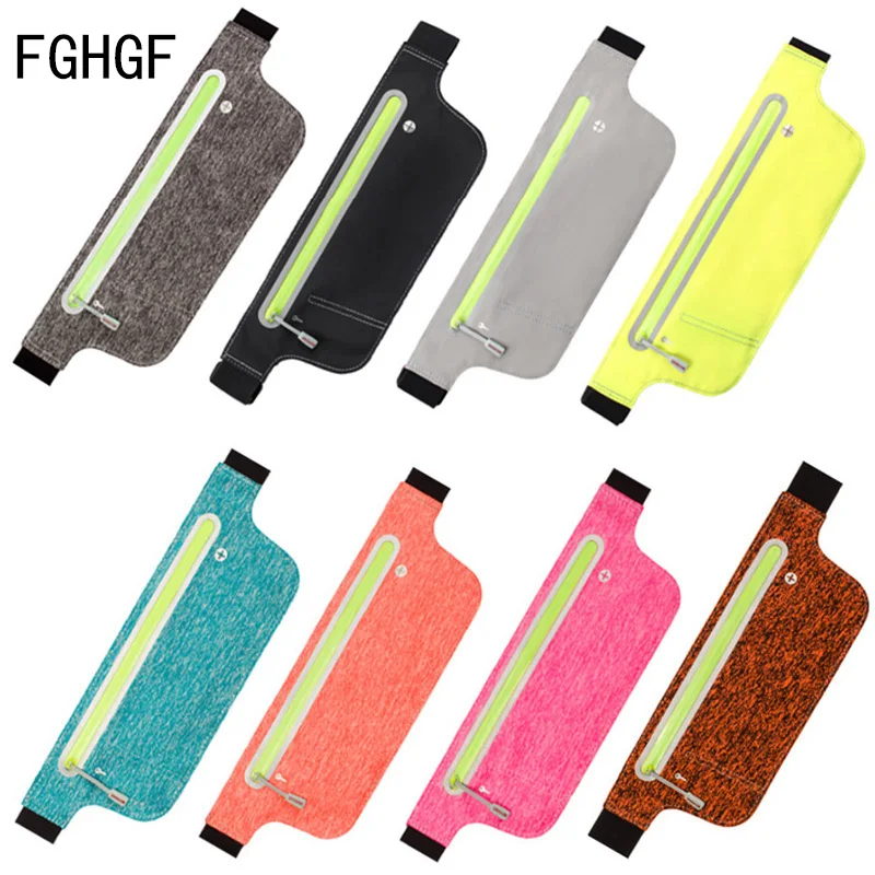 Новая ультратонкая поясная сумка для бега ремень мобильный телефон женская