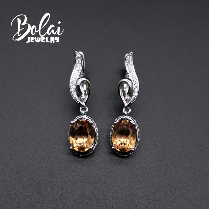 Bolaijewelry серьги с зултанитом из стерлингового серебра 925 пробы драгоценными