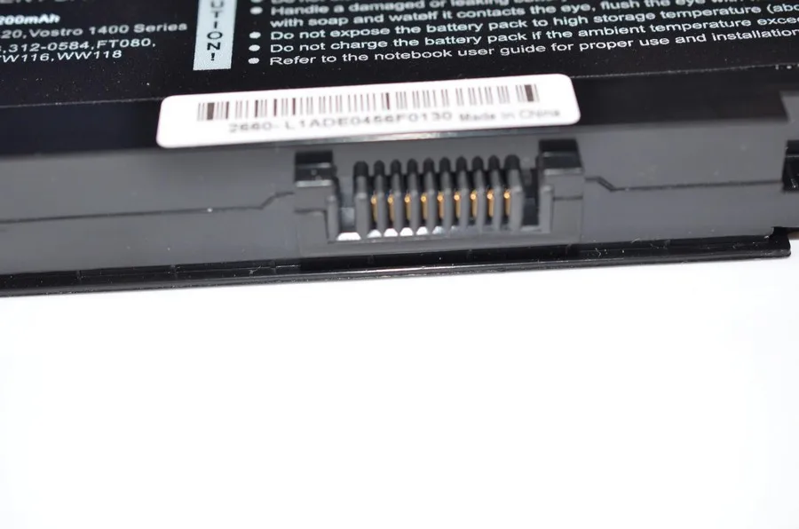 Аккумулятор Golooloo для ноутбука Dell Inspiron 1420 Vostro 1400 312-0543 312-0584 451-10516 FT080 FT092 KX117 NR433 WW116 6
