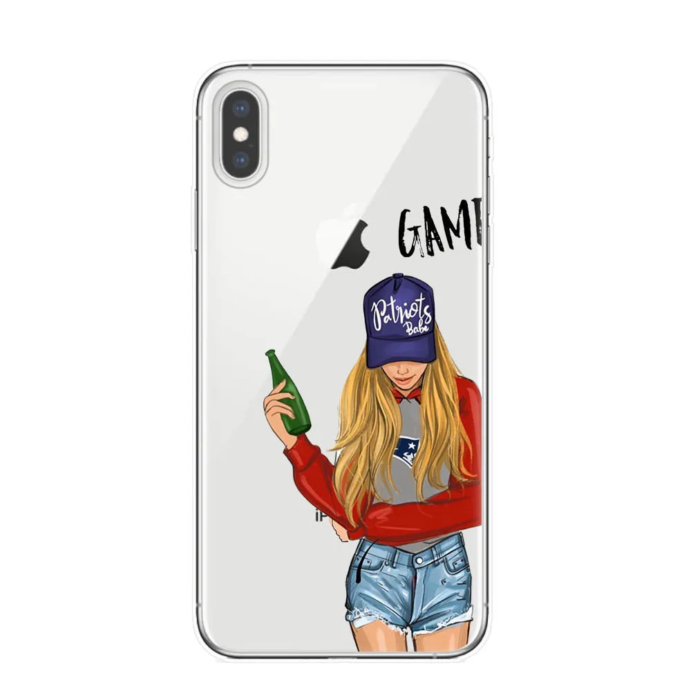 Прозрачные мягкие чехлы для телефонов девочек Bff Best Friends Forever чехол iPhone 7 6 6S 8 Plus X XR