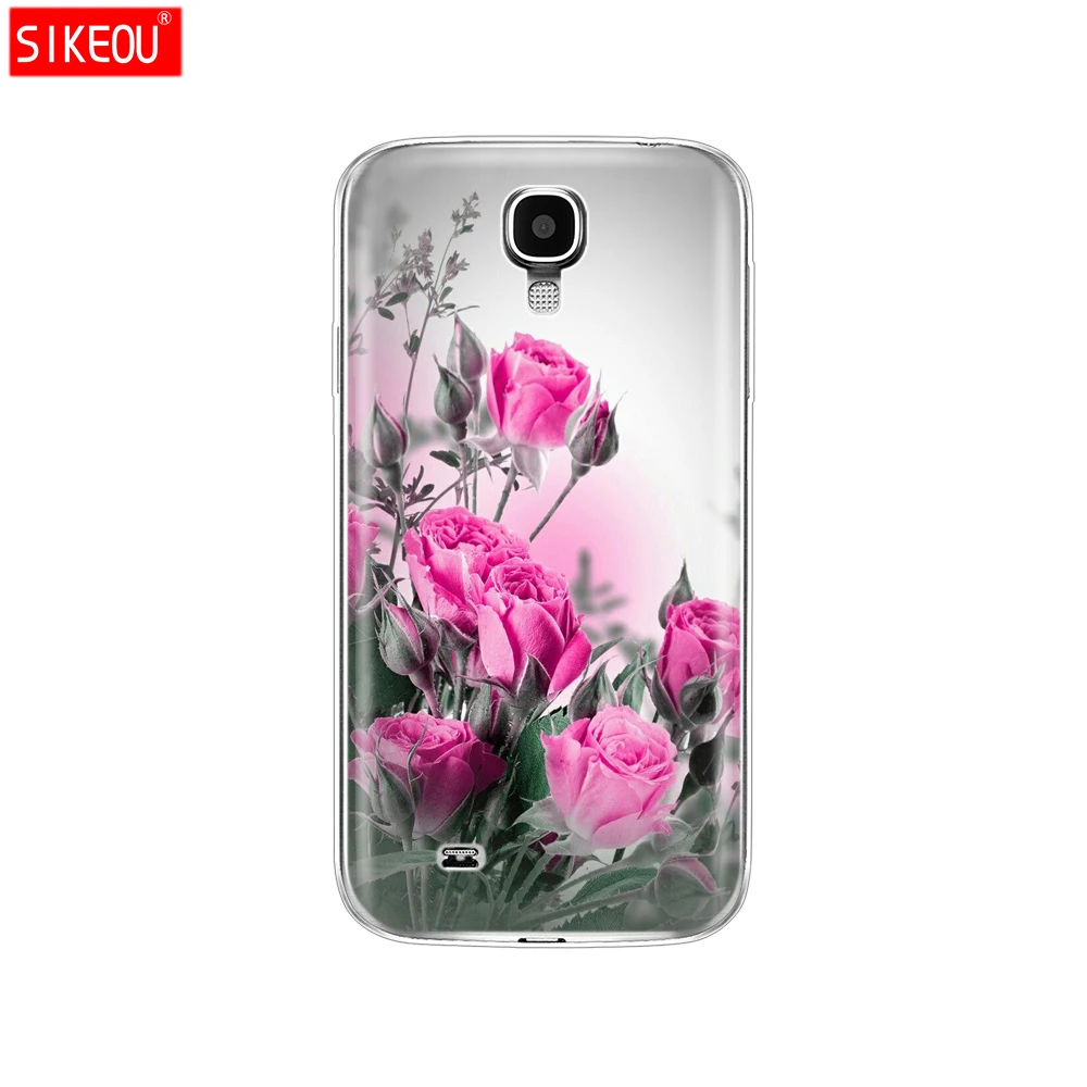 Силиконовый мягкий чехол для Samsung Galaxy S4 i9500 из ТПУ телефона защитный S 4
