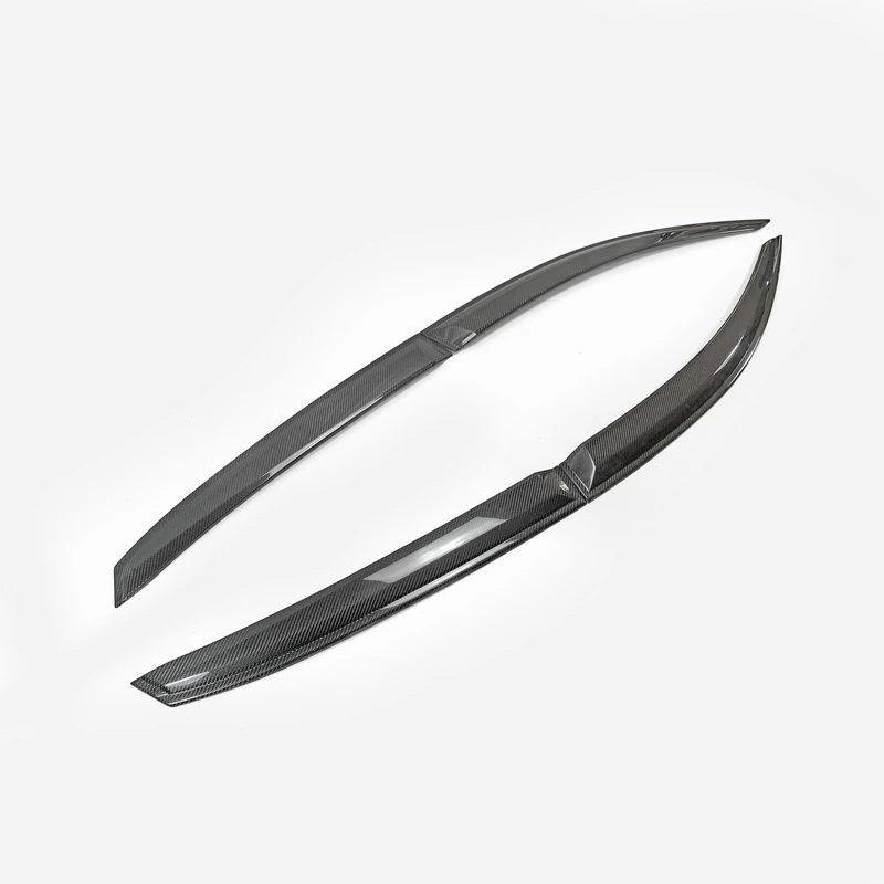 Для Honda FK8 CIVIC TYPE-R карбоновое волокно OEM дверной оконный козырек глянцевая отделка боковая дождь век волокна двери бровей Дрифт тела комплект