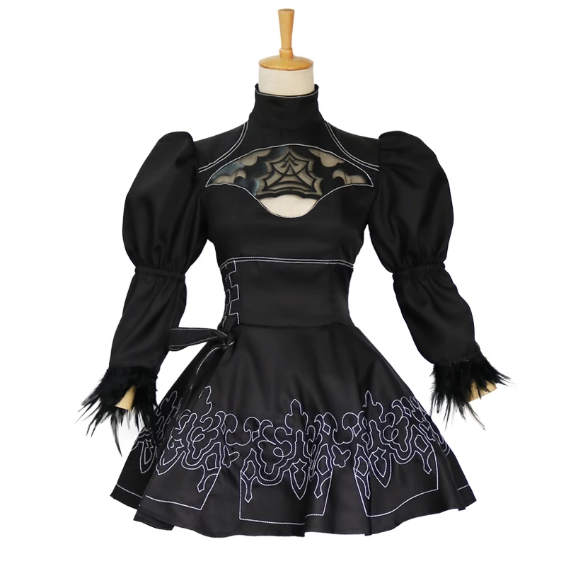 Костюм для косплея из аниме игры NieR Automata 2B косплей-костюм YoRHa No. 2 тип B наряды