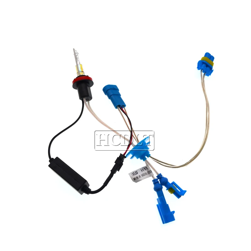 HCDLT 2019 новая двухцветная HID лампа 35 Вт 55 ксенон D2H H11 9005 9006 H7 3000K желтый 6000K белый