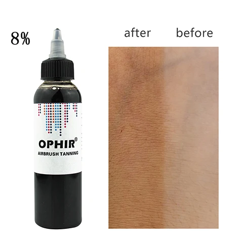8 OPHIR 4,2 OZ Аэрограф краска для загара пигменты для живописи тела эффективный Бронзовый пигмент кожи Аэрограф набор чернил 120 мл/Bottle_TA113-14 - Цвет: 8