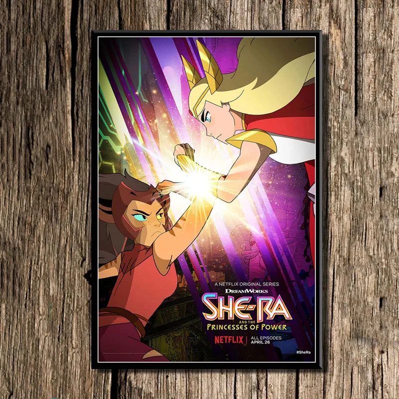 P327 She-Ra мультфильм сериал шоу Искусство Живопись Шелковый Холст плакат настенный
