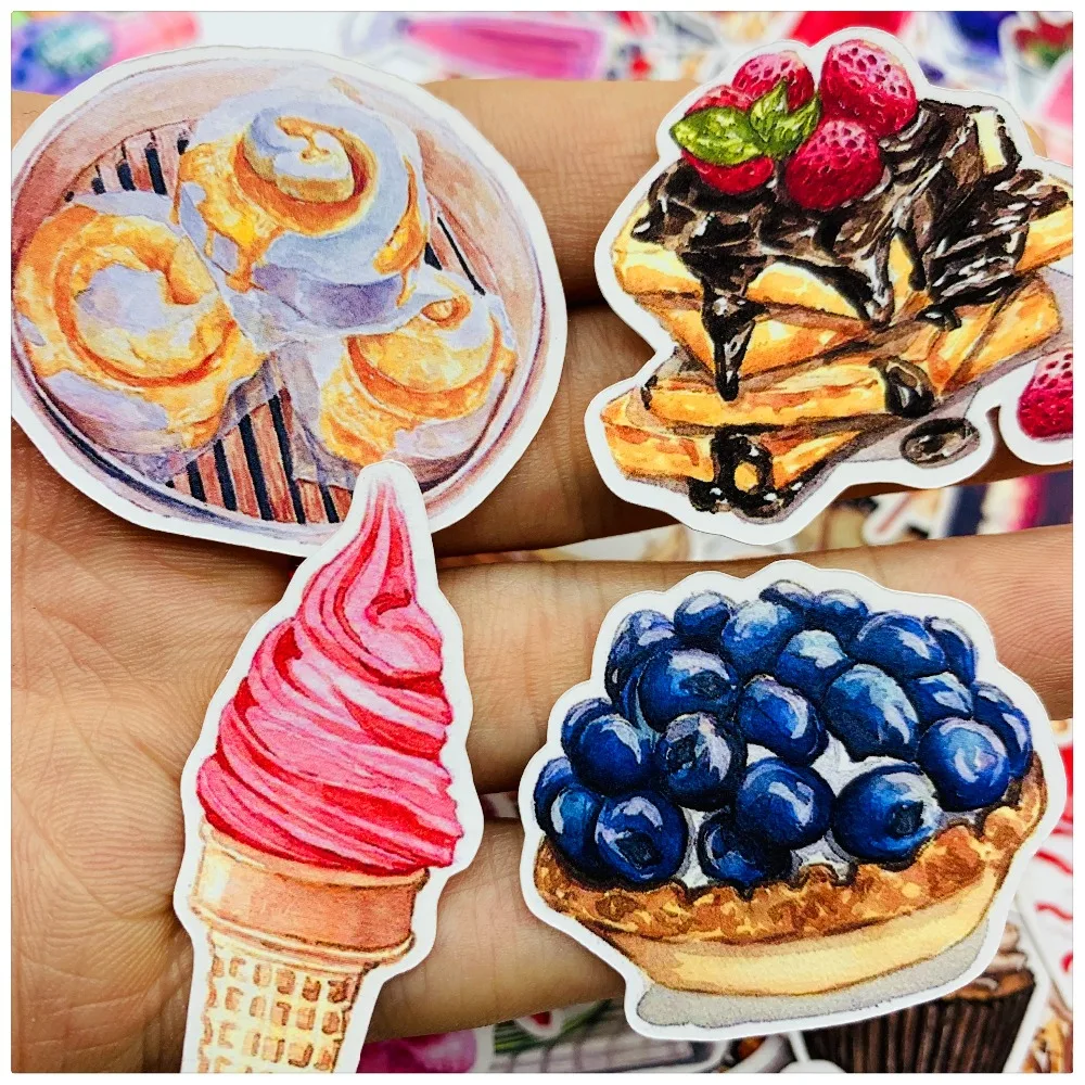 190 шт./пакет наклейки для скрапбукинга Сделай Сам вкусный десерт ледяной напиток серии альбом проекта делая Happy planner декоративные наклейки