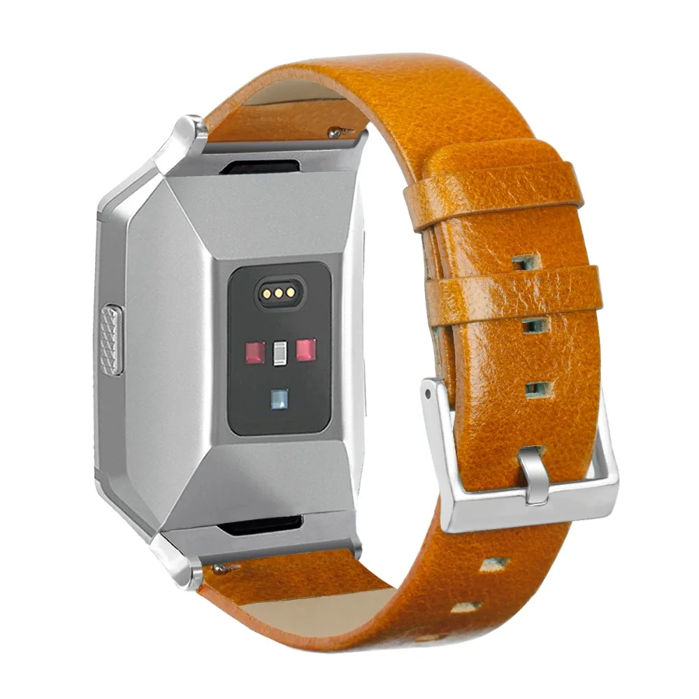 COMLYO кожаный ремешок для часов для Fitbit Ionic наручные умные часы Браслет замена Браслет для Fitbit Ionic ремешок Ремешки для наручных часов