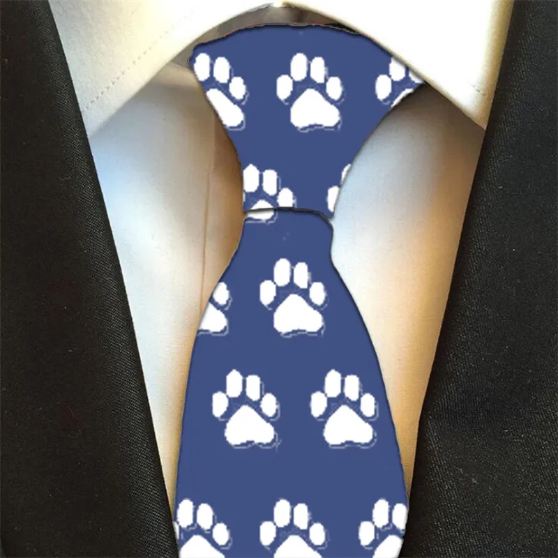 Новинка Модные С цветочным принтом Тип: галстуки для мужчин унисекс 3D с медведя и