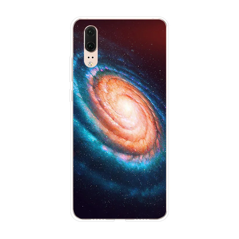 Чехол для телефона Huawei P10 P20 P30 Lite Pro P Smart 2019 Plus чехол Вселенная Млечный Путь мягкий