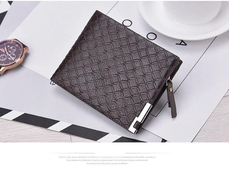 Мужской кошелек TCGAD, короткий кошелек billetera hombre porte feuille, кожзам, мужской большой карман, кожаные кошельки,, винтажный роскошный мужской кошелек