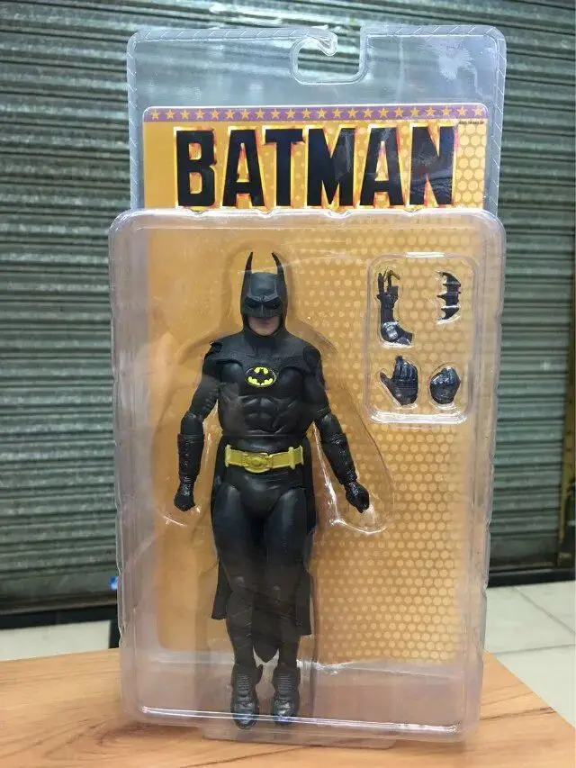 NECA 1989 Бэтмен Майкл Китон 25-летие ПВХ фигурка Коллекционная модель игрушки 18 см KT2974